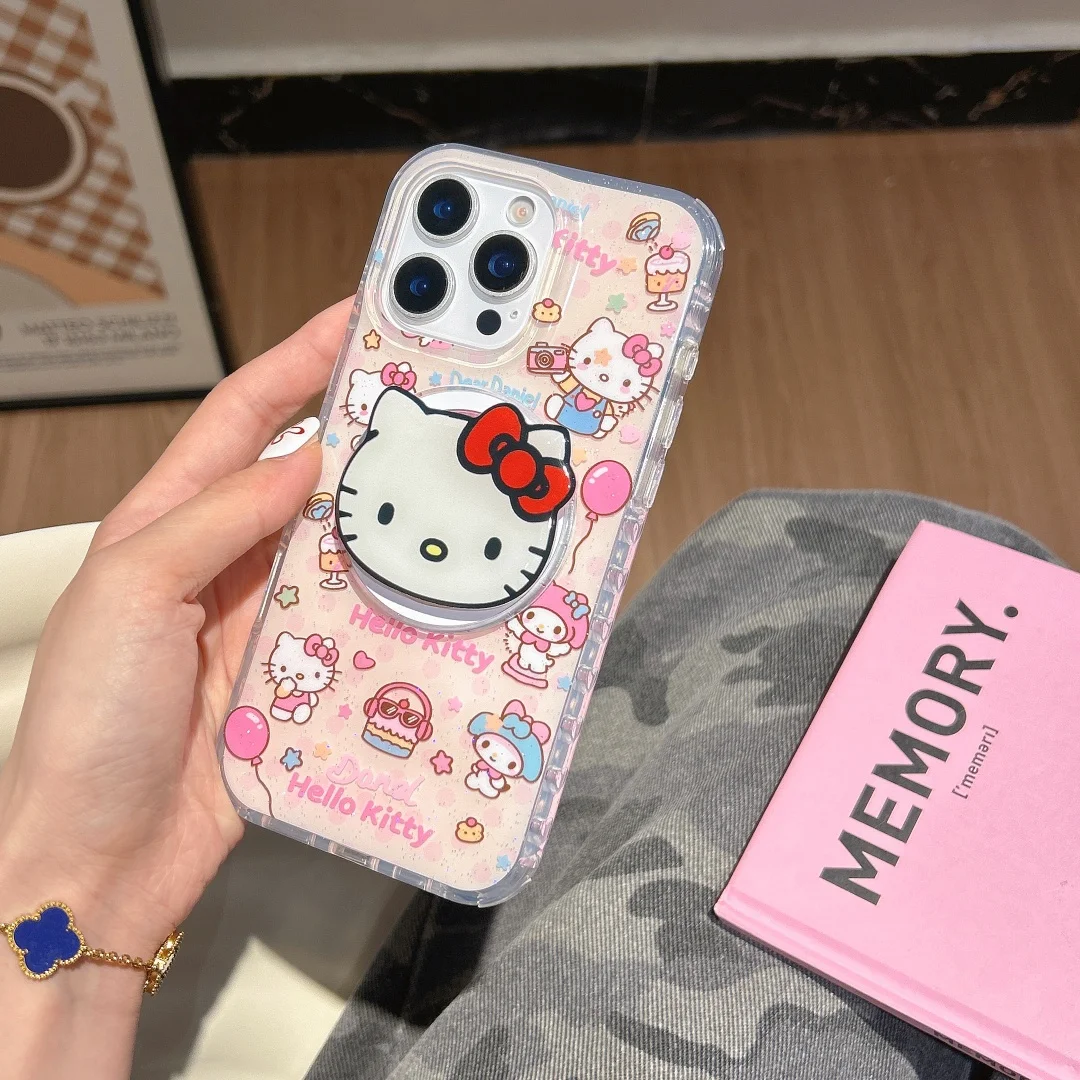 Hello Kitty Phone Case Suitable for Iphone 17 16 15 14 Pro Max Cute Magnetic Bracket High Quality Anti Drop Phone Case
Hello Kitty Phone Case Suitable for Iphone 17 16 15 14 Pro Max Cute Magnetic Bracket High Quality Anti Drop Phone Case