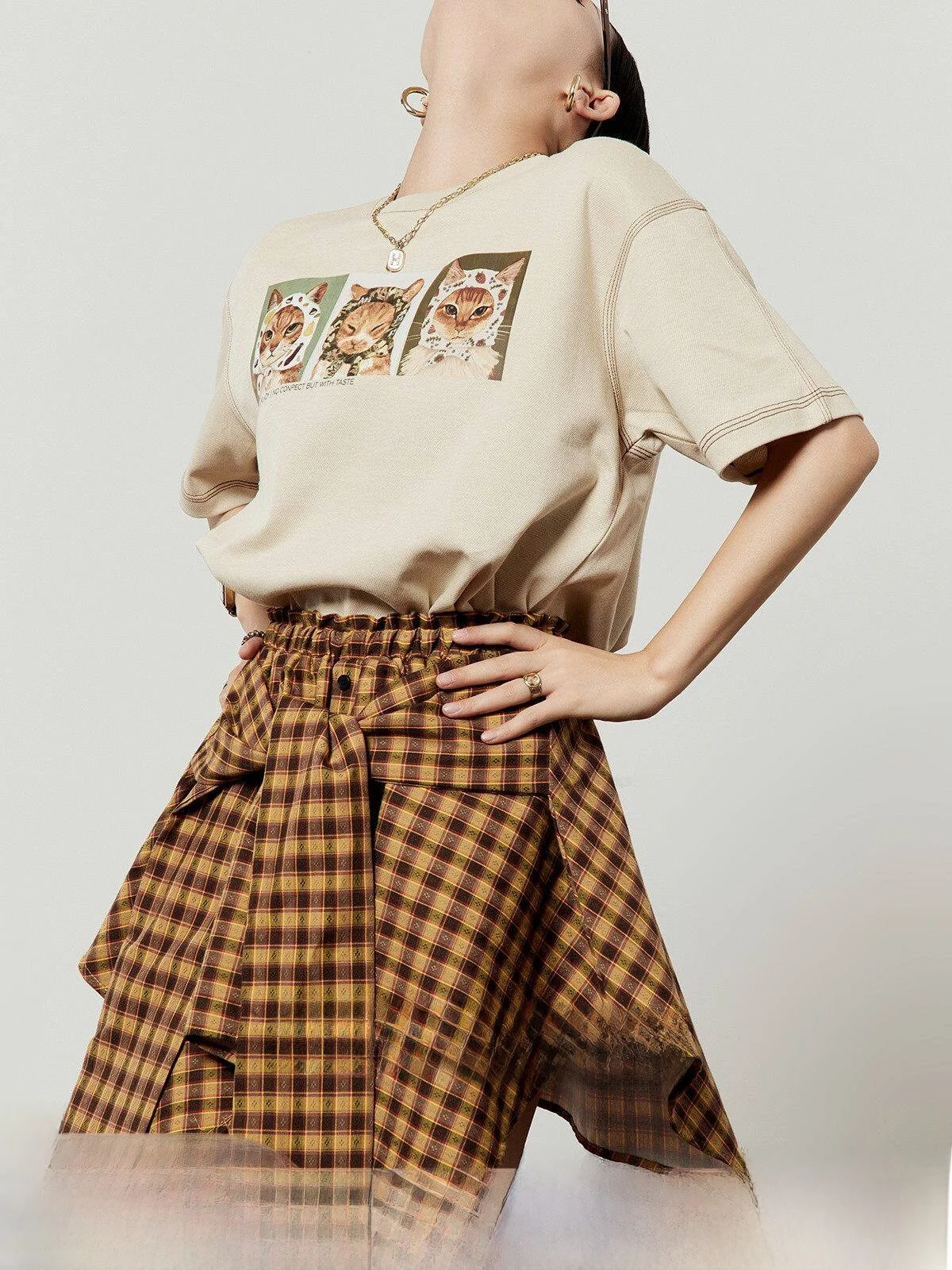 Yellow High Waist Elastic Waist Half Skirt Women's New 2026 Loose Design A-Line Skirt with Belt Daily Wear
Yellow High Waist Elastic Waist Half Skirt Women's New 2026 Loose Design A-Line Skirt with Belt Daily Wear