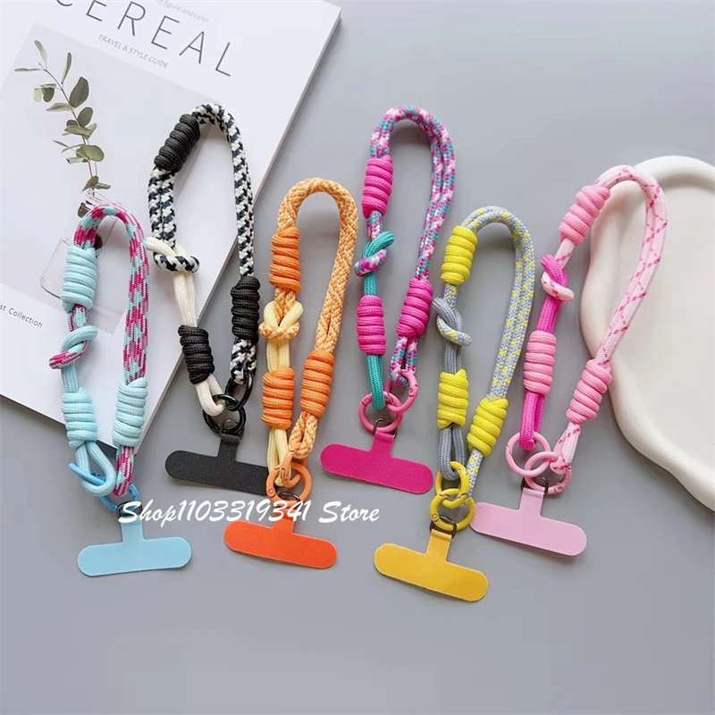 Корейский стильный узел для мобильного телефона, универсальный ремешок на запястье, короткая веревка, декоративная подвеска для мобильного телефона, аксессуары
Корейский стильный узел для мобильного телефона, универсальный ремешок на запястье, короткая веревка, декоративная подвеска для мобильного телефона, аксессуары
