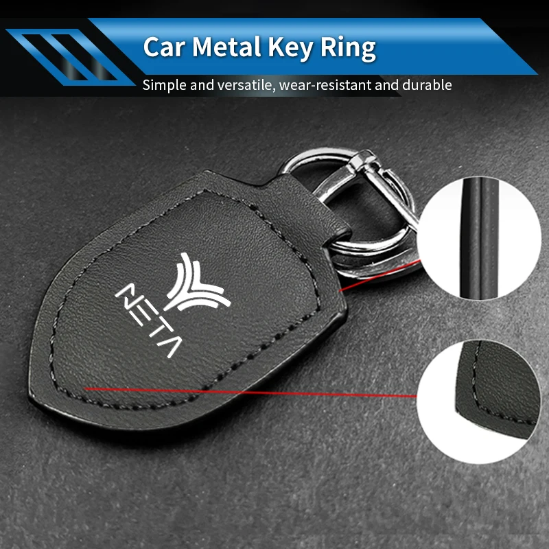 Car Leather Shield-Shaped Key Chain Key Ring Bag Pendant Gift Auto Accessorie For NETA Luxgen Ora Exeed Iveco VGV
Car Leather Shield-Shaped Key Chain Key Ring Bag Pendant Gift Auto Accessorie For NETA Luxgen Ora Exeed Iveco VGV