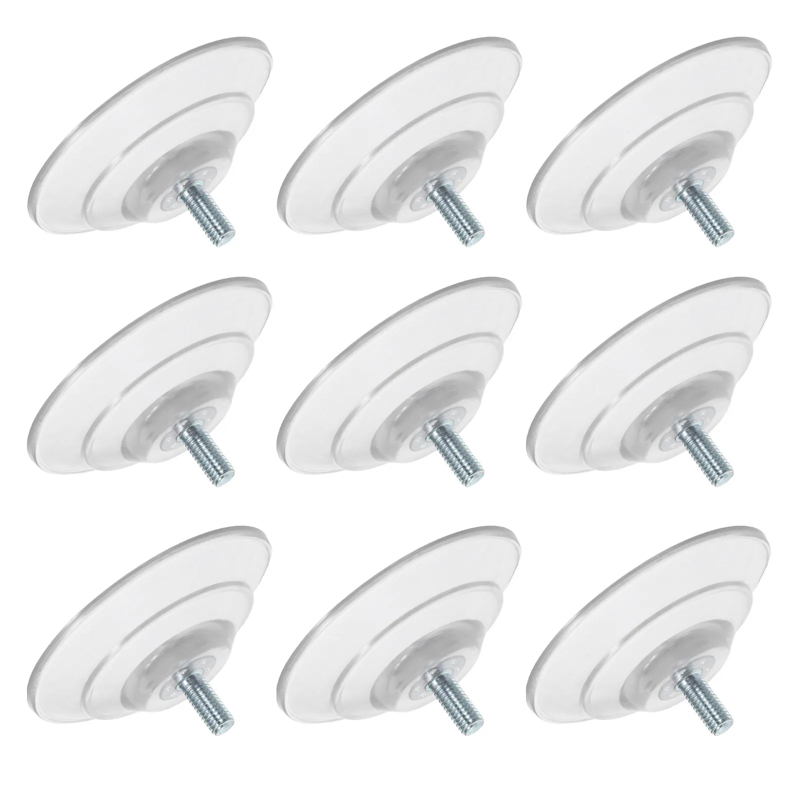 10Sets Strong Screw on Suction Cup Hooks Heavy Duty Clear Plastic Suction Pads for Glass Bathroom Kitchen Wall Mount
10Sets Strong Screw on Suction Cup Hooks Heavy Duty Clear Plastic Suction Pads for Glass Bathroom Kitchen Wall Mount