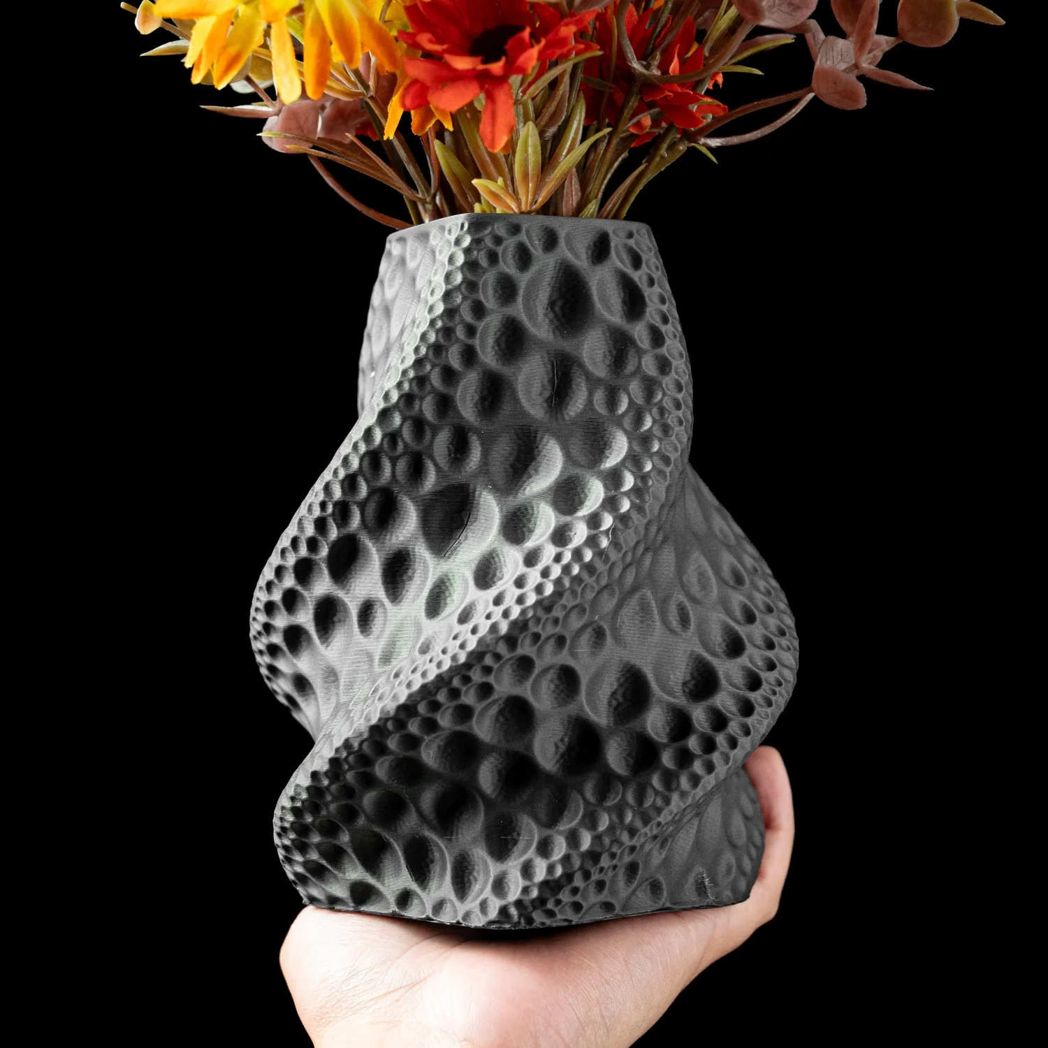 3D Printed Creative Vase Textured Vase Living Room or Office Table Decoration Desktop Decorative Vase Home Decorations
3D Printed Creative Vase Textured Vase Living Room or Office Table Decoration Desktop Decorative Vase Home Decorations