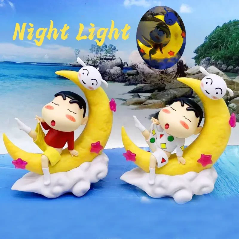 Аниме Crayon Shin-Chan Night светильник мультяшная экшн-фигурка на периферии Милая креативная прикроватная лампа светящаяся фотография детские подарки
Аниме Crayon Shin-Chan Night светильник мультяшная экшн-фигурка на периферии Милая креативная прикроватная лампа светящаяся фотография детские подарки