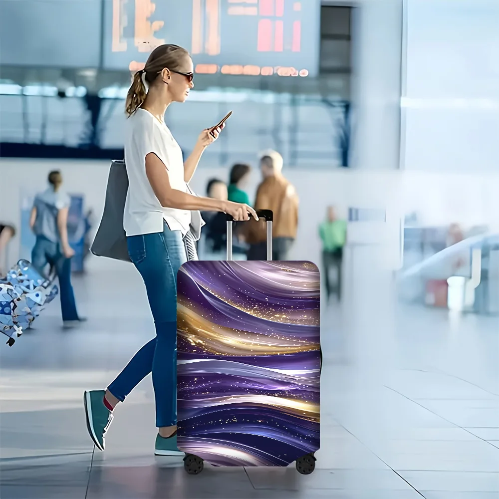 1PC Abstract Cosmic Wave luggage cover for luggage sizes 18-32 inches; a resilient, dust-resistant travel accessory in shades
1PC Abstract Cosmic Wave luggage cover for luggage sizes 18-32 inches; a resilient, dust-resistant travel accessory in shades