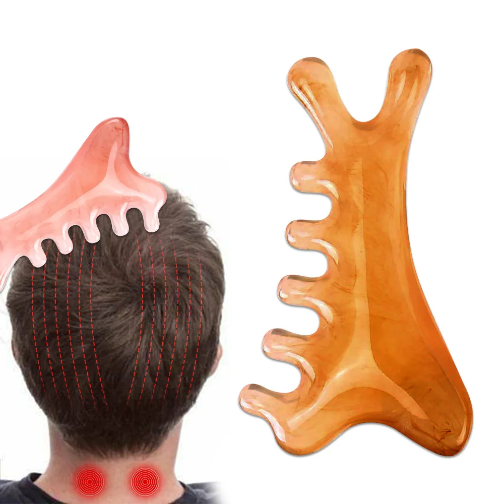 Body Meridian Massage Comb Resin Five Wide Tooth Comb Acupuncture Therapy Blood Circulation Anti-static Smooth Hair Comb
Body Meridian Massage Comb Resin Five Wide Tooth Comb Acupuncture Therapy Blood Circulation Anti-static Smooth Hair Comb