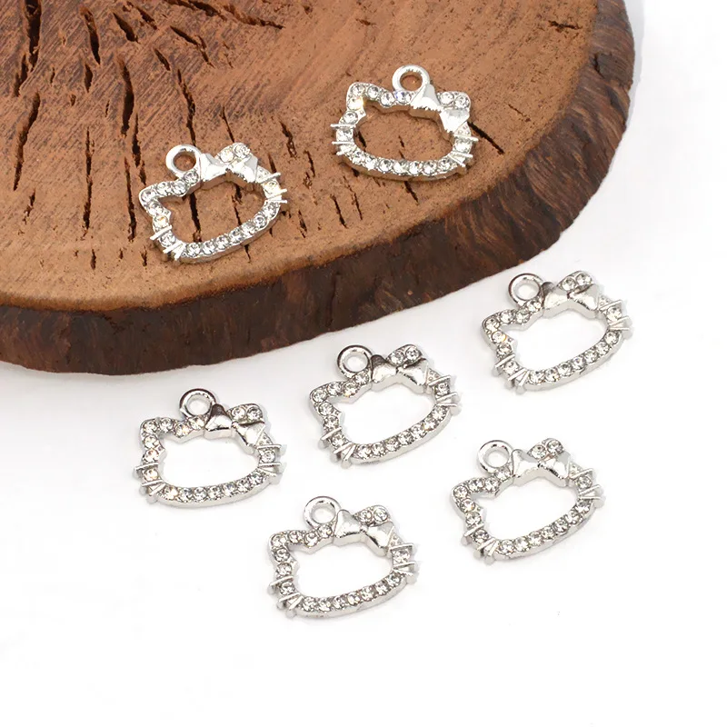 20pcs Hello Kitty Hollow Pendant DIY Handmade Necklace Earring Accessories Cute Cartoon Women Products Wholesale Girl Students
20pcs Hello Kitty Hollow Pendant DIY Handmade Necklace Earring Accessories Cute Cartoon Women Products Wholesale Girl Students