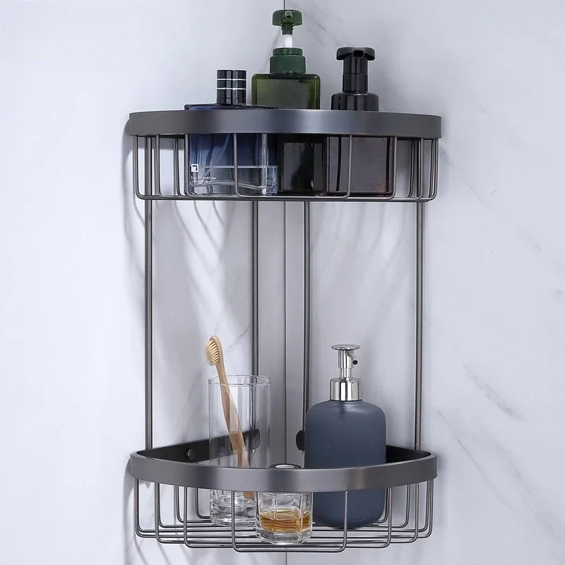 Gun gray, double basket, toilet basket, toilet rack, antibacterial storage and non-slip.
Gun gray, double basket, toilet basket, toilet rack, antibacterial storage and non-slip.