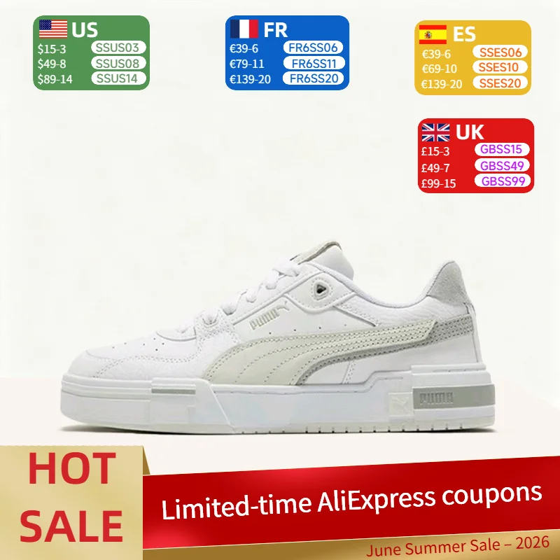 Puma Ca Pro Classic Simple,Versatile,Breathable Low-Top Sneakers for Everyday Wear and Commuting—Unisex White and Gray 389276-02
Puma Ca Pro Classic Simple,Versatile,Breathable Low-Top Sneakers for Everyday Wear and Commuting—Unisex White and Gray 389276-02