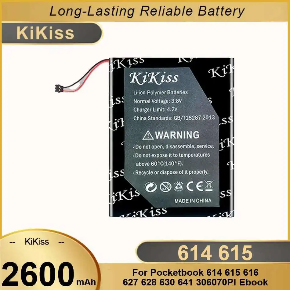 For Pocketbook 614 615 616 627 628 630 641 306070PL Ebook High Compatibility 2600Mah Performance E - Book Reader Battery
For Pocketbook 614 615 616 627 628 630 641 306070PL Ebook High Compatibility 2600Mah Performance E - Book Reader Battery