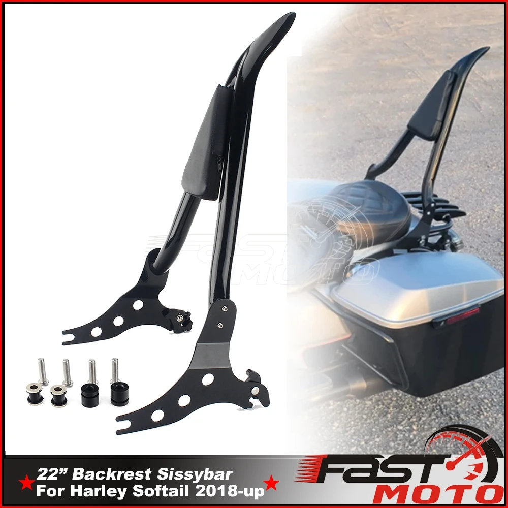 Detachable Motorcycle Passenger Backrest Sissy Bar For Harley Softail Breakout FXBR FXBRS Fat Boy FLFB FLFBS 22" Sissybar 18-21
Detachable Motorcycle Passenger Backrest Sissy Bar For Harley Softail Breakout FXBR FXBRS Fat Boy FLFB FLFBS 22" Sissybar 18-21