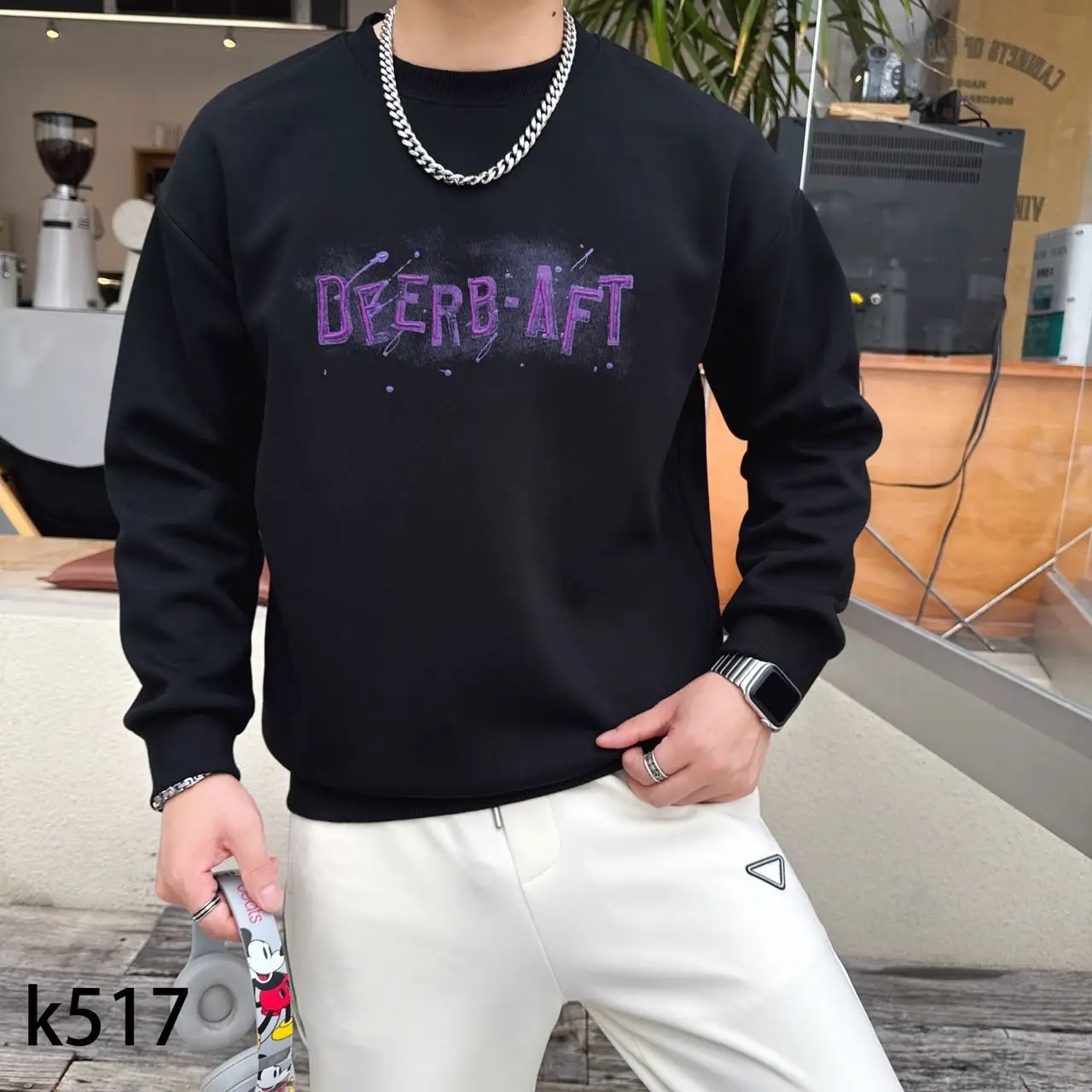 Мужская трендовая уличная одежда, уличный люксовый бренд, пуловер с круглым вырезом, модная молодежная модная тонкая одежда с длинными рукавами и индивидуальным принтом
Мужская трендовая уличная одежда, уличный люксовый бренд, пуловер с круглым вырезом, модная молодежная модная тонкая одежда с длинными рукавами и индивидуальным принтом