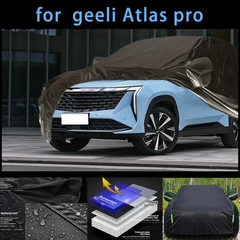 For geeli Atlas pro Outdoor Protection Full Car Covers Snow Cover Sunshade Waterproof Dustproof Exterior Car accessories
For geeli Atlas pro Outdoor Protection Full Car Covers Snow Cover Sunshade Waterproof Dustproof Exterior Car accessories