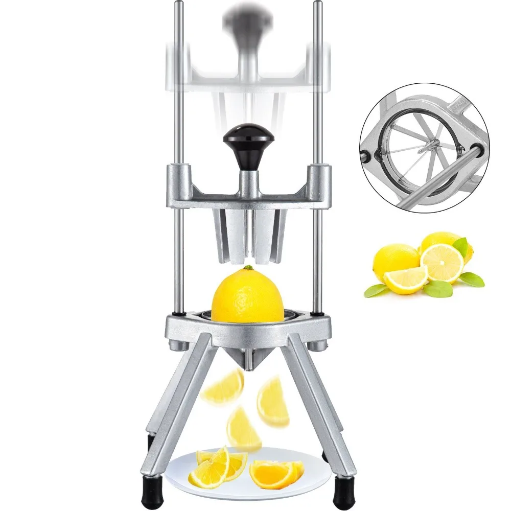 Commercial Stainless Steel Blade Fruit Lime Slicer, Lemon Cutter 8 Wedges for Bar Restaurant Fruit Lime Slicer
Commercial Stainless Steel Blade Fruit Lime Slicer, Lemon Cutter 8 Wedges for Bar Restaurant Fruit Lime Slicer