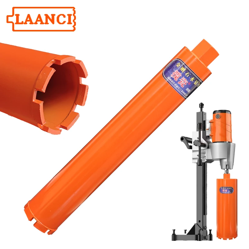 LAANCI Diamond Core Drill Bit Total Length 400mm With a Diameter of 27-500mm Drill Concrete Air Conditioning Walling Drilling
LAANCI Diamond Core Drill Bit Total Length 400mm With a Diameter of 27-500mm Drill Concrete Air Conditioning Walling Drilling