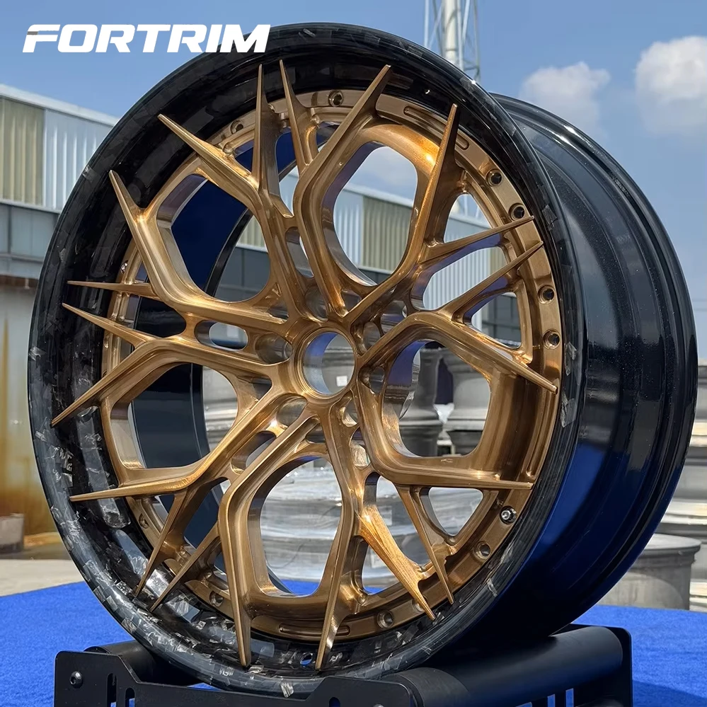19 20 21 22 24 26 Inch 2-piece 6061-T6 Alloy Car Wheels Custom 5x114.3 5x120 Forged Carbon Fiber Wheels for Luxury Car
19 20 21 22 24 26 Inch 2-piece 6061-T6 Alloy Car Wheels Custom 5x114.3 5x120 Forged Carbon Fiber Wheels for Luxury Car