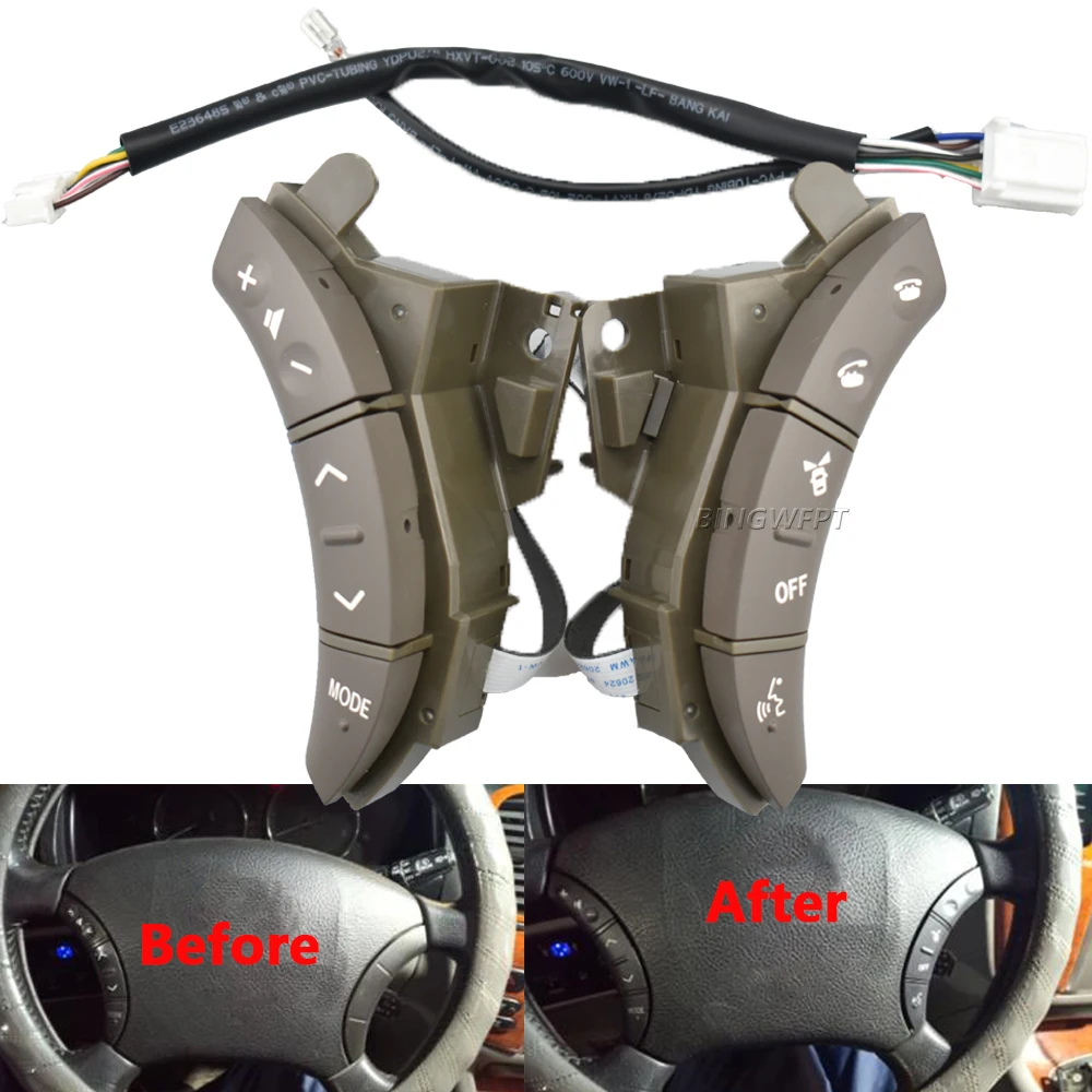 Многофункциональные кнопочные переключатели 75B037 для Toyota Highlander Land Cruiser Sequoia 2004-2007, переключатель управления рулевым колесом
Многофункциональные кнопочные переключатели 75B037 для Toyota Highlander Land Cruiser Sequoia 2004-2007, переключатель управления рулевым колесом