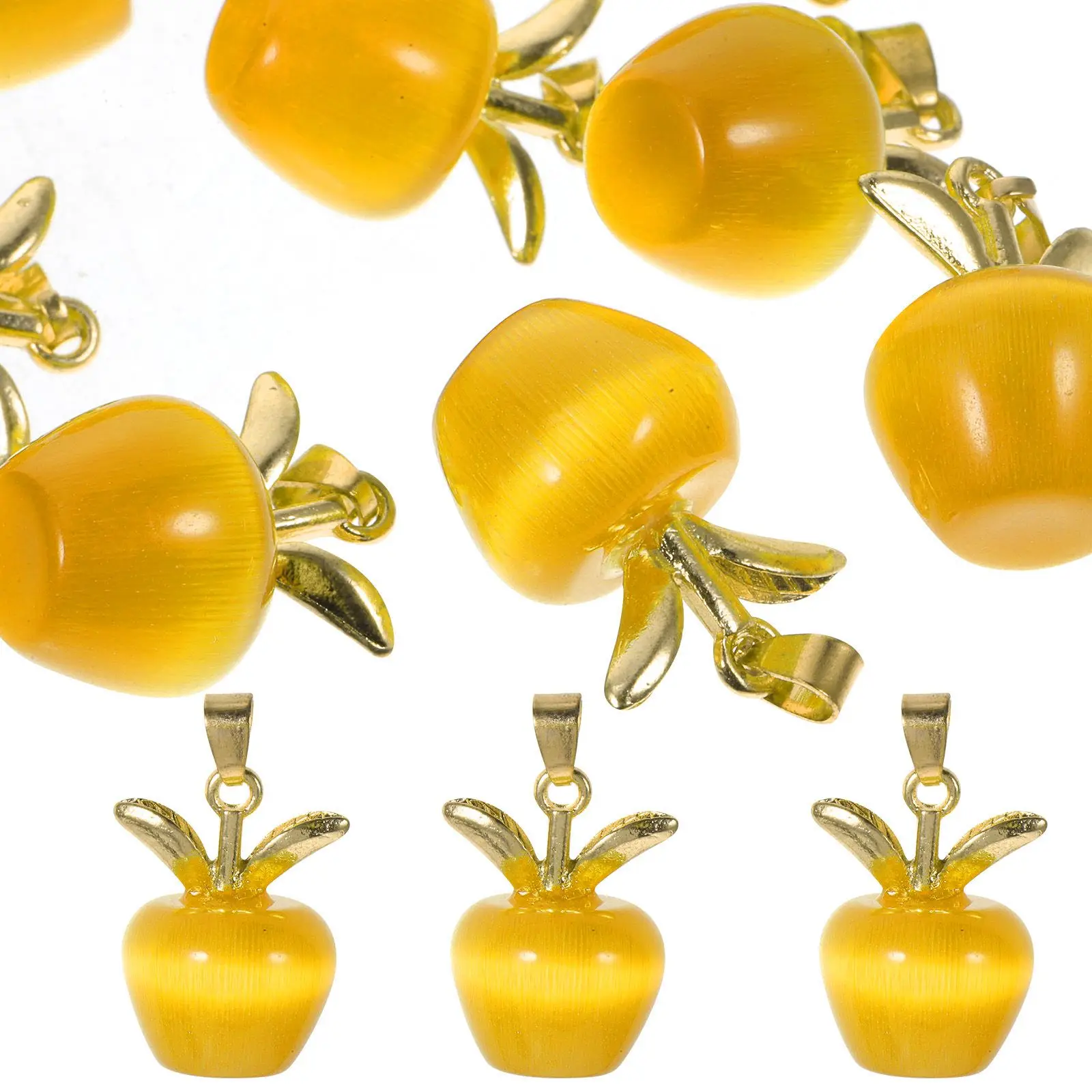 10 Pcs Apple Opal Pendant Charms for Bracelets Necklaces DIY Jewelry Making Supplies Christmas Earrings Green Gold Durable
10 Pcs Apple Opal Pendant Charms for Bracelets Necklaces DIY Jewelry Making Supplies Christmas Earrings Green Gold Durable