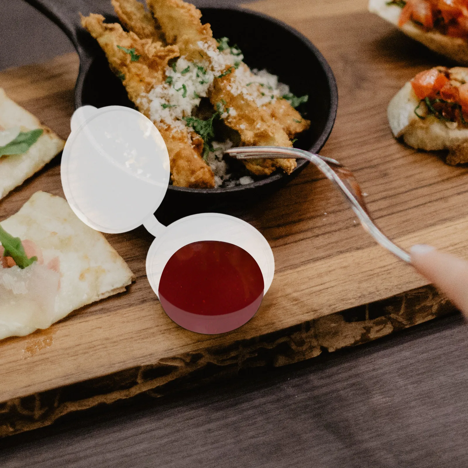 50 шт. маленьких контейнеров для соусов с крышками, 50 мл, одноразовые порционные стаканчики для приправ, соусов, супов, еды на вынос, герметичные
50 шт. маленьких контейнеров для соусов с крышками, 50 мл, одноразовые порционные стаканчики для приправ, соусов, супов, еды на вынос, герметичные