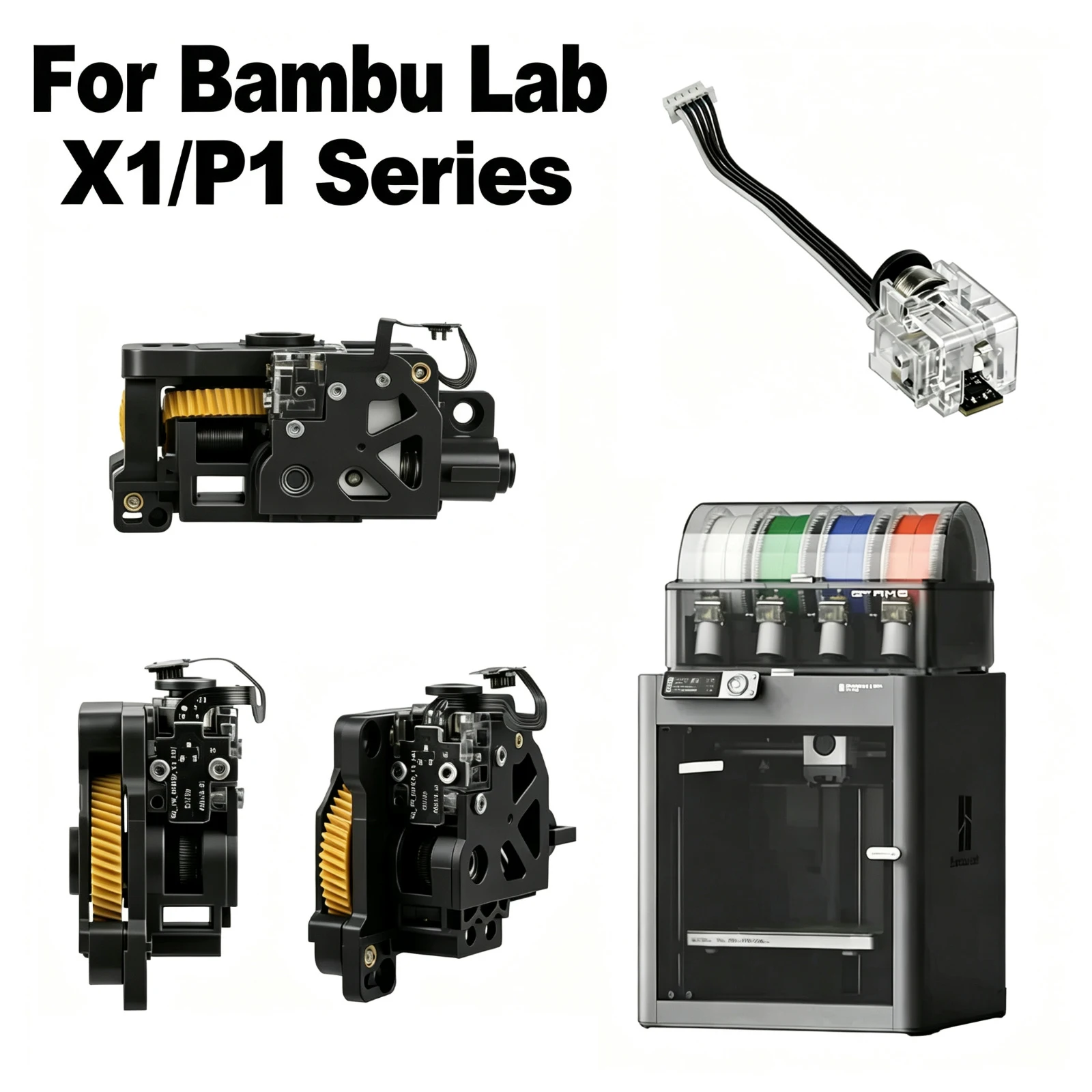 NEW Hardened Steel Extruder Unit For Bambu lab P1/X1 Series Extruder For P1S P1P For Bambu lab Hotend Extruder Gear
NEW Hardened Steel Extruder Unit For Bambu lab P1/X1 Series Extruder For P1S P1P For Bambu lab Hotend Extruder Gear