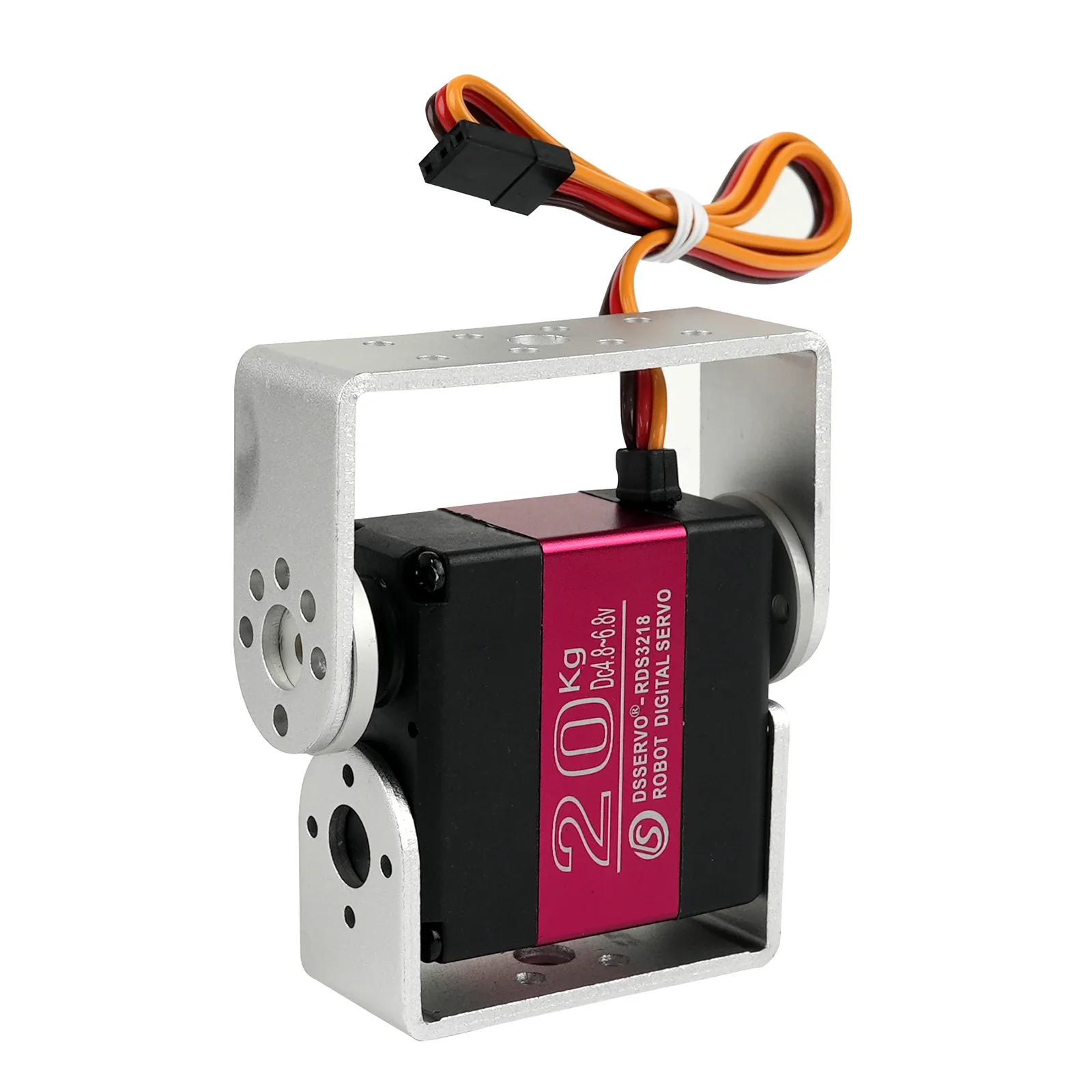 DS3218MG 20KG Digital Servo High Torque Waterproof Full Metal Gear for 1/10 1/12 RC Car (180°)
DS3218MG 20KG Digital Servo High Torque Waterproof Full Metal Gear for 1/10 1/12 RC Car (180°)