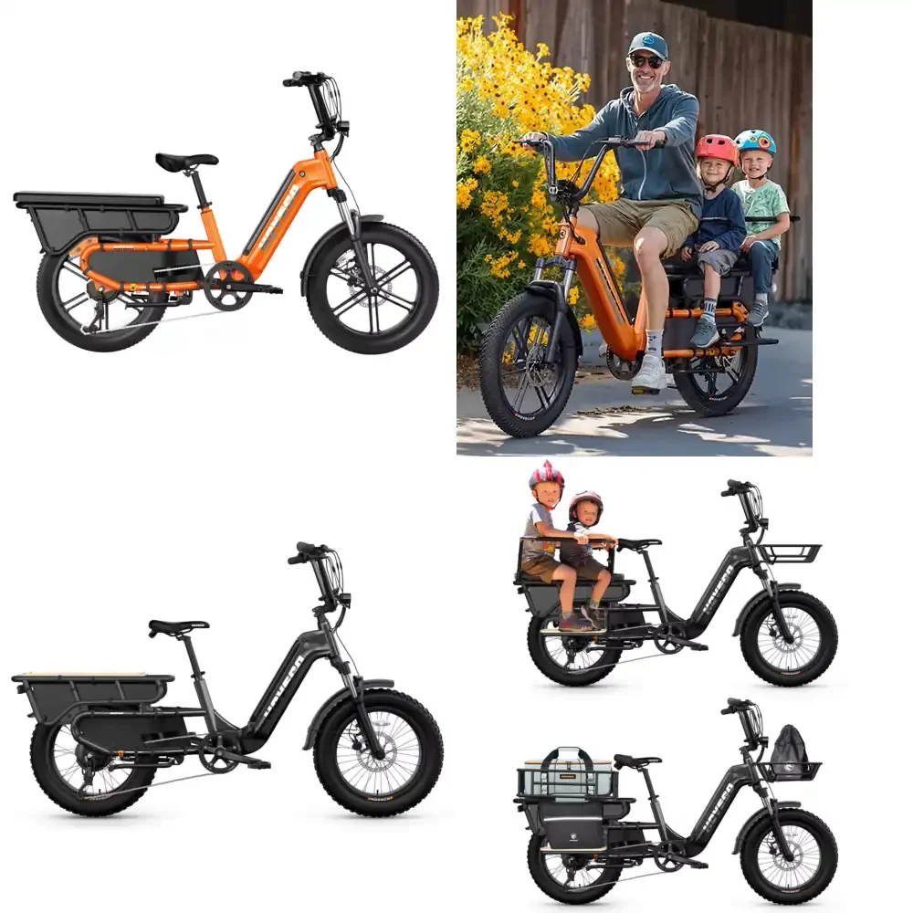 Sturdy 750W All-Terrain Tire Cargo E-bike Perfect for Family Groceries and School Runs Bike
Sturdy 750W All-Terrain Tire Cargo E-bike Perfect for Family Groceries and School Runs Bike
