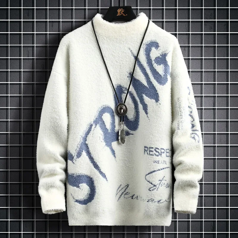 2024High Quality Mens Autumn Winter Pullover Men Casual Slim Letter Print Long Sleeve Knitted Sweater Street Outdoor Warm Jumper
2024High Quality Mens Autumn Winter Pullover Men Casual Slim Letter Print Long Sleeve Knitted Sweater Street Outdoor Warm Jumper