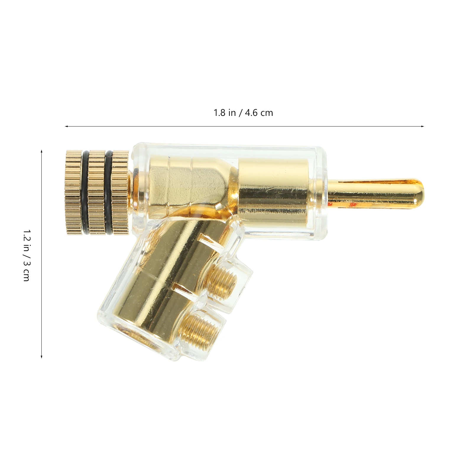 2pcs 45 Degree Angled Banana Plug Solderless Locking Gold-Plated Speaker Terminal For Amplifier Audio Receiver
2pcs 45 Degree Angled Banana Plug Solderless Locking Gold-Plated Speaker Terminal For Amplifier Audio Receiver