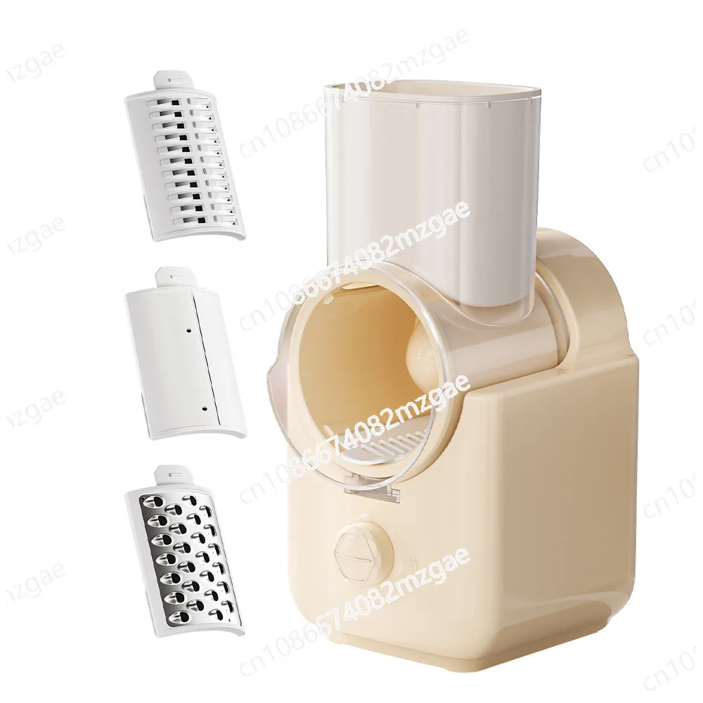 Electric vegetable cutter, automatic potato shredder, kitchen shredding artifact, multi-functional wiping, small household
Electric vegetable cutter, automatic potato shredder, kitchen shredding artifact, multi-functional wiping, small household