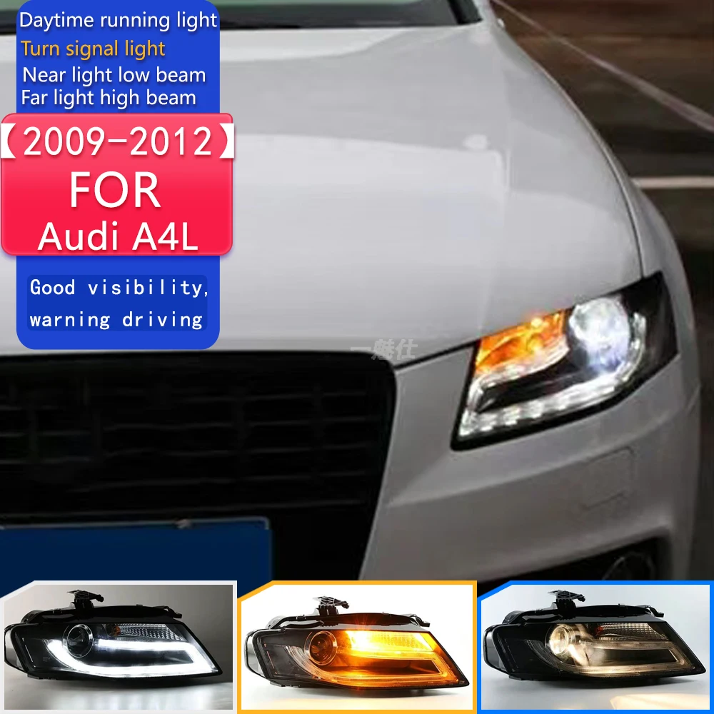 Car Headlights For Audi A4L B8 2009-2012 new style LED Headlamp Assembly Upgrade High Configure Projector Lens Accessories Kit
Car Headlights For Audi A4L B8 2009-2012 new style LED Headlamp Assembly Upgrade High Configure Projector Lens Accessories Kit