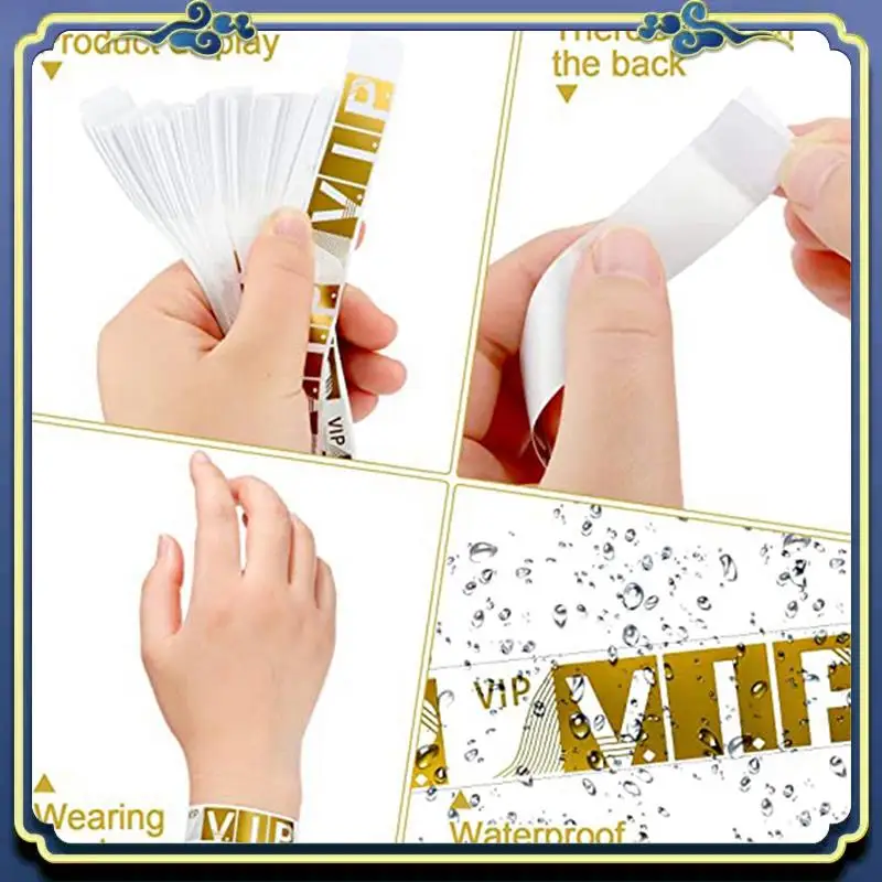 Portable 3000 Pcs VIP Wristbands Lightweight Event Bracelets Personalized Party Wrist Bands Colored Waterproof Armband
Portable 3000 Pcs VIP Wristbands Lightweight Event Bracelets Personalized Party Wrist Bands Colored Waterproof Armband