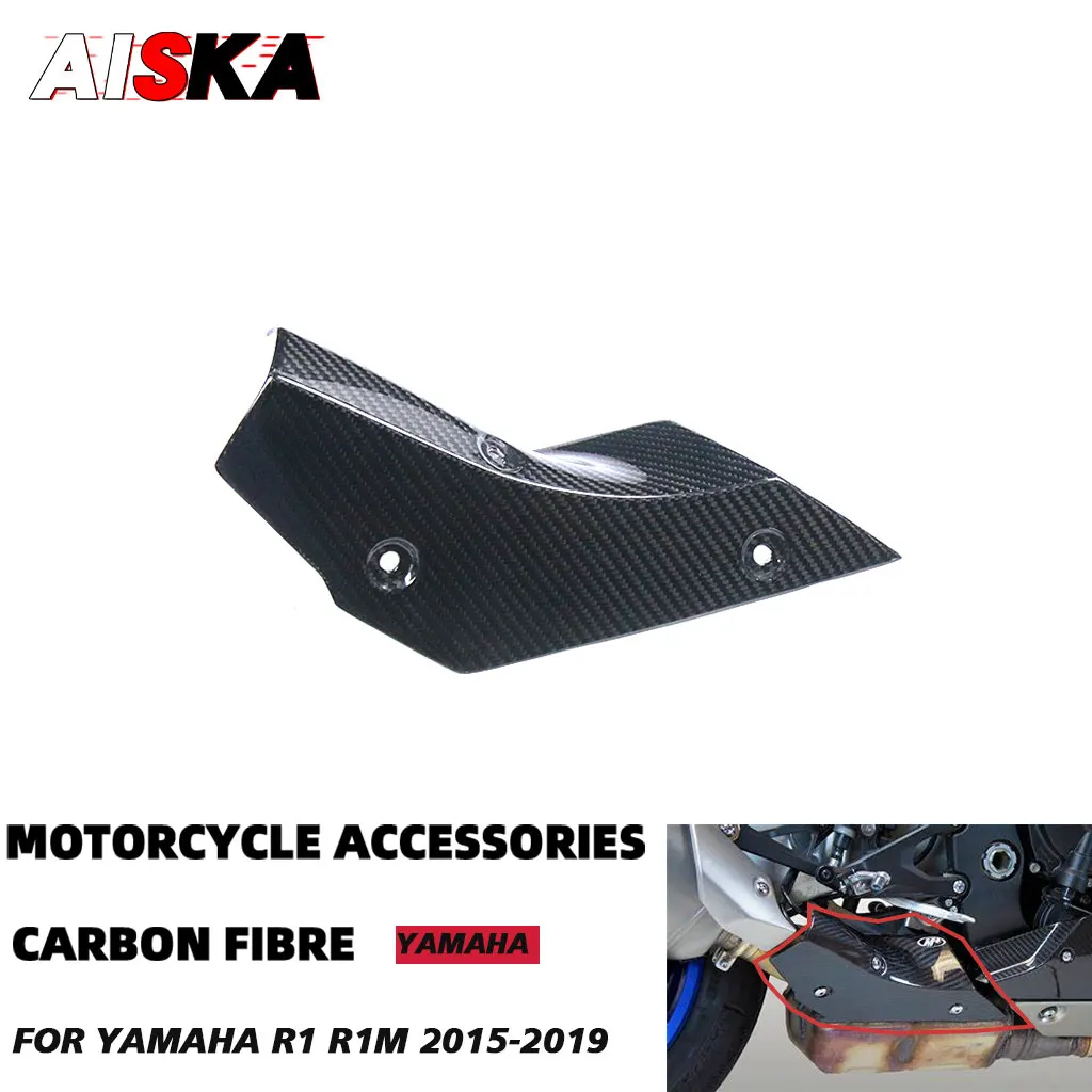 For YAMAHA YZF R1 R1M 2015 - 2018 100% Pure 3K Carbon Fiber Exhaust Cover heat shield Protector Fairings Motorcycle Accessories
For YAMAHA YZF R1 R1M 2015 - 2018 100% Pure 3K Carbon Fiber Exhaust Cover heat shield Protector Fairings Motorcycle Accessories