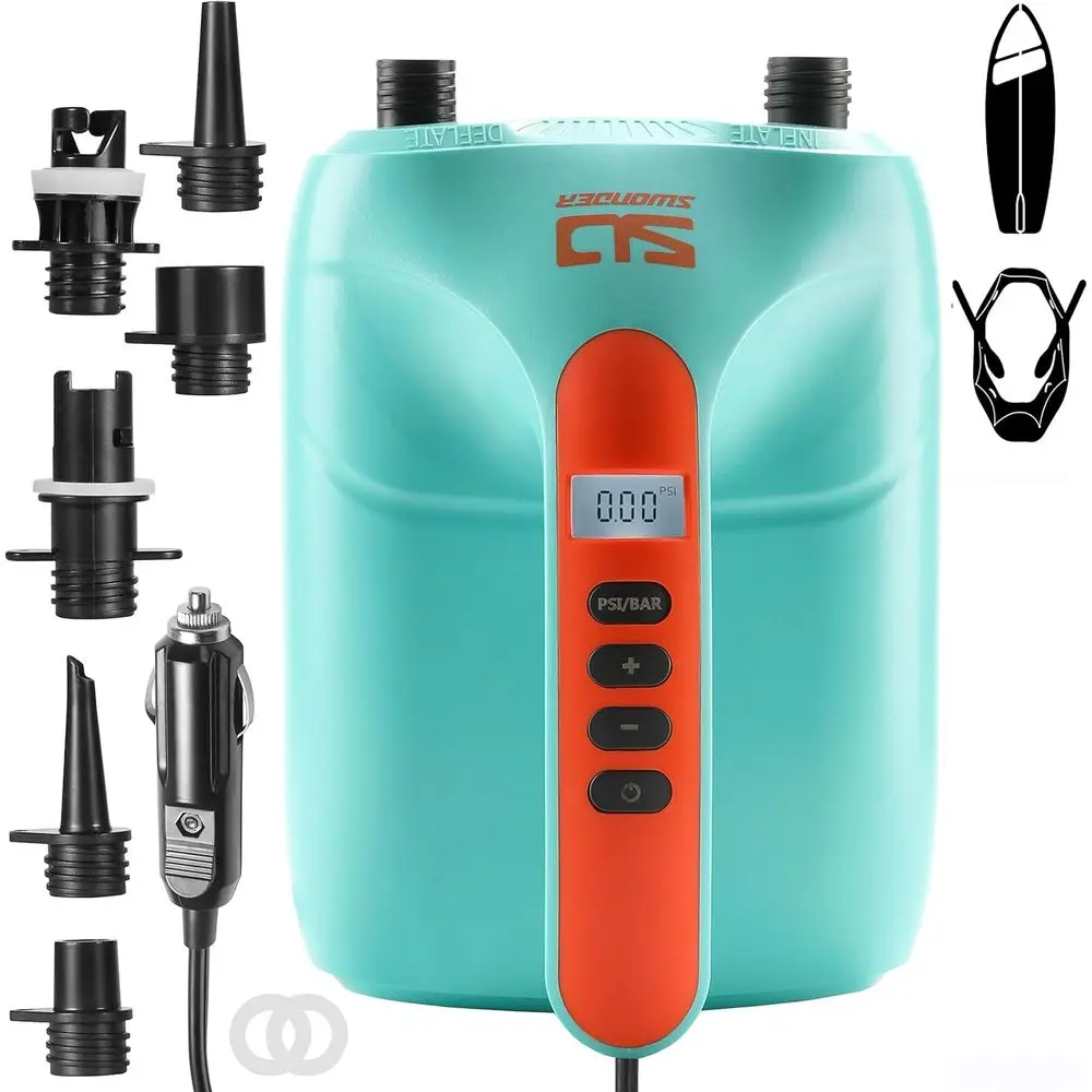 Dual-Stage Digital Electric Air Pump for High-Pressure Inflation of SUPs and Tents
Dual-Stage Digital Electric Air Pump for High-Pressure Inflation of SUPs and Tents
