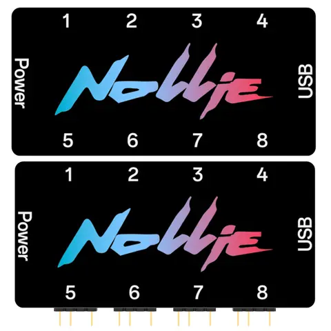 Nollie SignalRGB OpenRGB Controller ARGB universale 5V 3PIN HUB splitter ARGB indirizzabile a 8 vie per striscia luminosa ventola case del computer