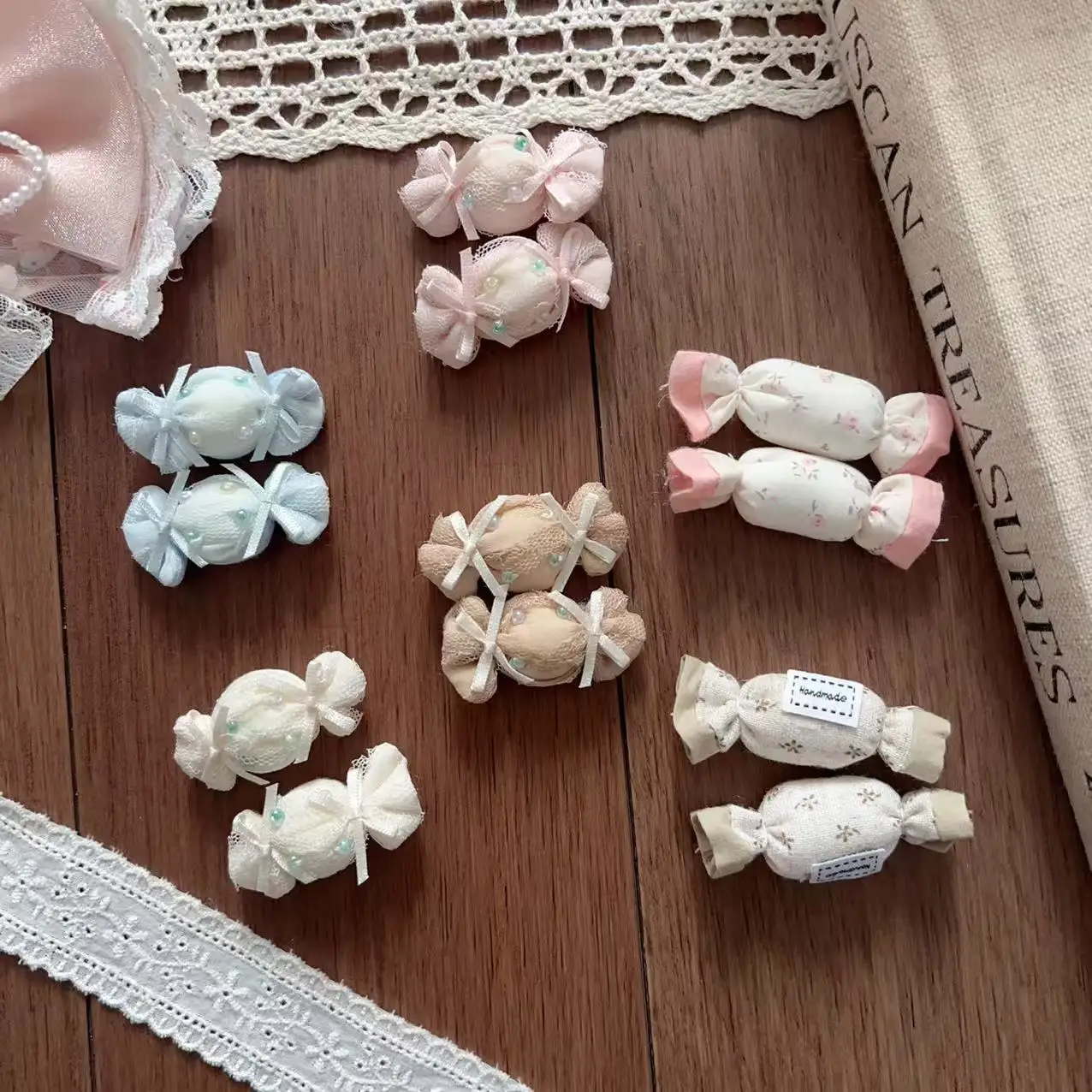 Spring Summer Rustic Stuffed Fabric Colorful Bead Small Candy Hair Clip for Shoes Socks Bag Decoration Premium Quality
Spring Summer Rustic Stuffed Fabric Colorful Bead Small Candy Hair Clip for Shoes Socks Bag Decoration Premium Quality