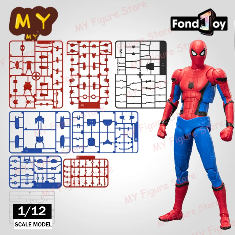 Original Fondjoy Spider-Man Model Kit 1/12 Spiderman The Stark Suit Assembly Infinity Saga ABS Joint Movable Kid Toy Gift
Original Fondjoy Spider-Man Model Kit 1/12 Spiderman The Stark Suit Assembly Infinity Saga ABS Joint Movable Kid Toy Gift
