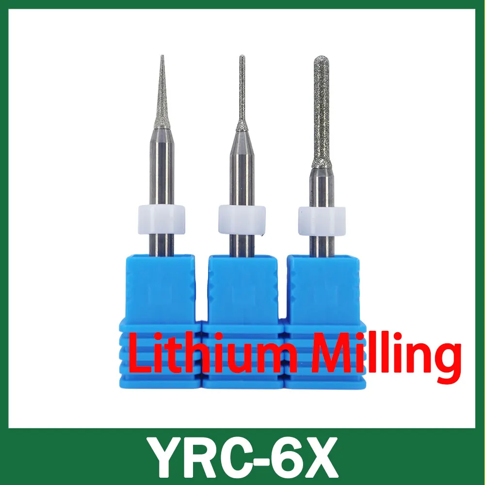 Wet Milling Burs Compatible with YUCERA YRC-6X for Lithium Disilicate, Glass Ceramic, Titanium Premill
Wet Milling Burs Compatible with YUCERA YRC-6X for Lithium Disilicate, Glass Ceramic, Titanium Premill