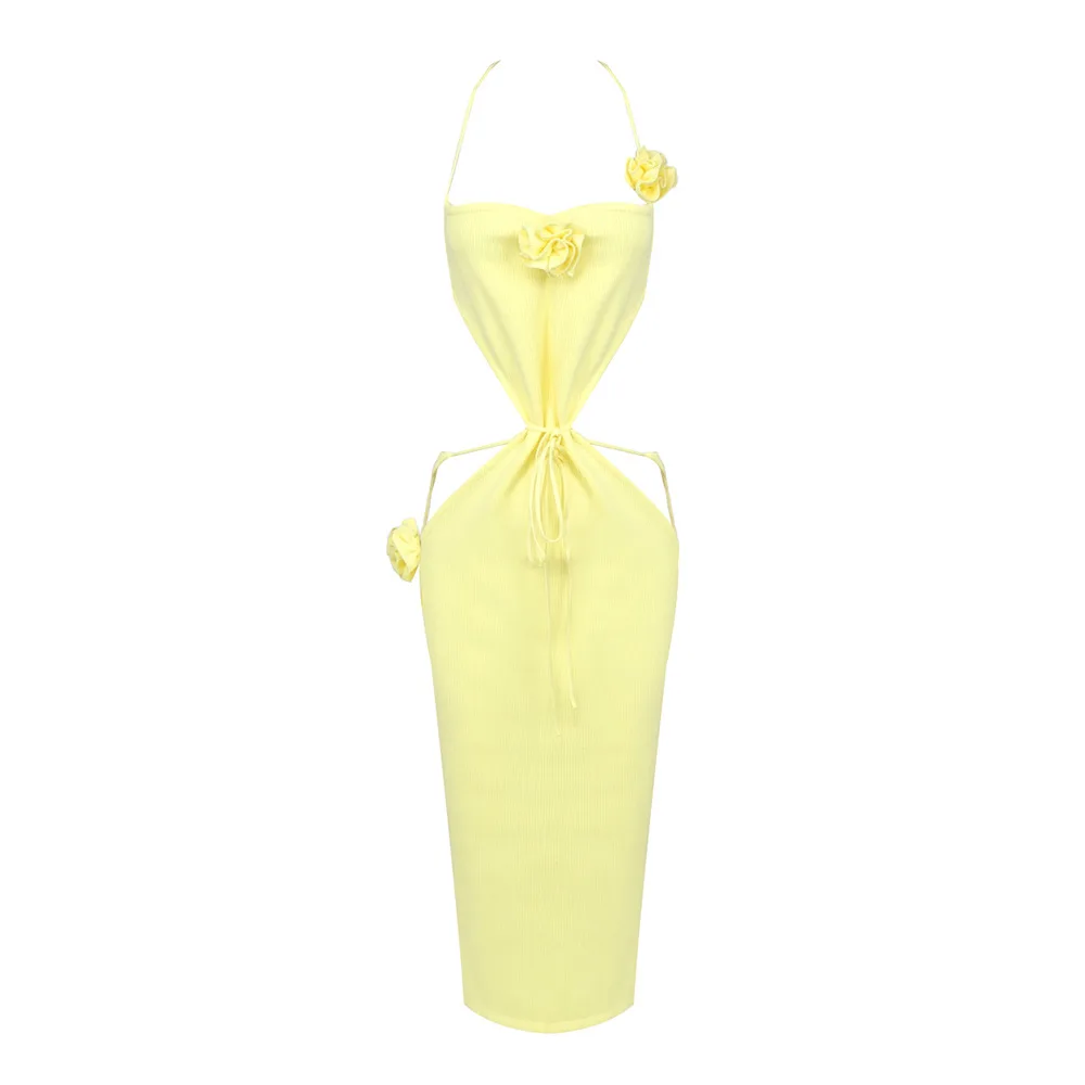 Women Elegant Bandage Dress 2023 New Halter Bodycon Clothes Celebrity Party Club Midi Dresses
Women Elegant Bandage Dress 2023 New Halter Bodycon Clothes Celebrity Party Club Midi Dresses