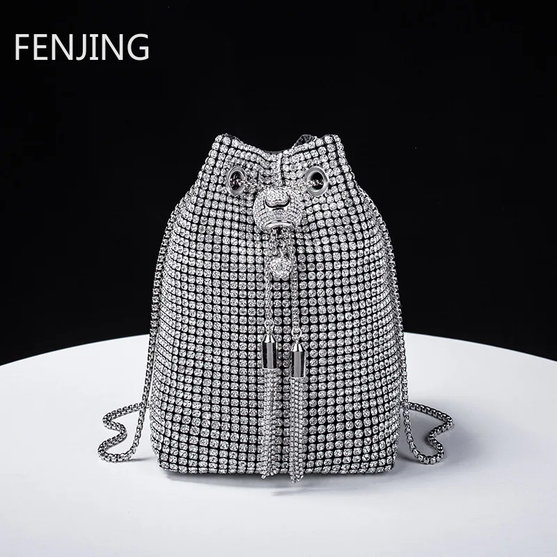 Diamond Bucket Bag for Women 2023 New Bling Rhinestones Shoulder Bags Fashion Tote Handbag Luxury Design Purse Crossbody Bag
Diamond Bucket Bag for Women 2023 New Bling Rhinestones Shoulder Bags Fashion Tote Handbag Luxury Design Purse Crossbody Bag