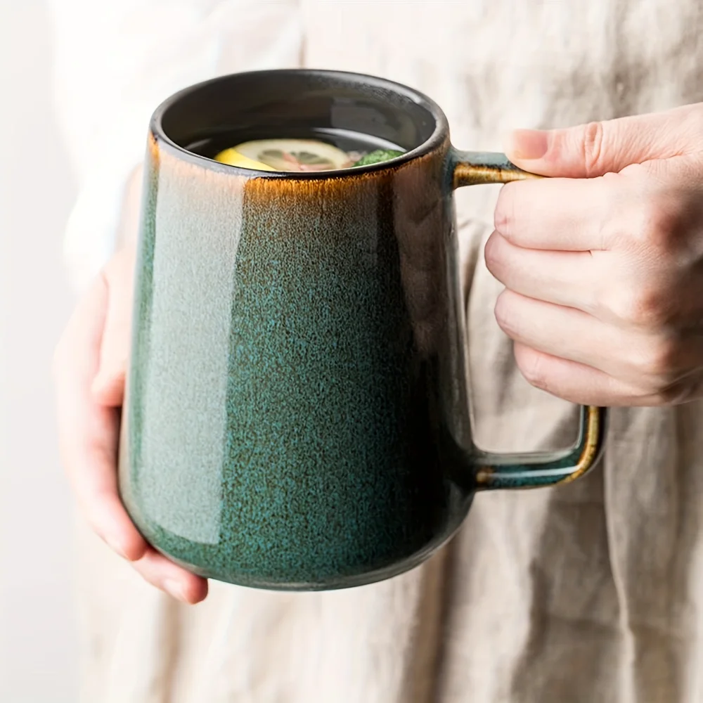 1pc, 24 oz Premium Ceramic Coffee Mug - Ideal for Daily Enjoyment - Durable, Microwave & Dishwasher Safe - Versatile Green Cup f
1pc, 24 oz Premium Ceramic Coffee Mug - Ideal for Daily Enjoyment - Durable, Microwave & Dishwasher Safe - Versatile Green Cup f