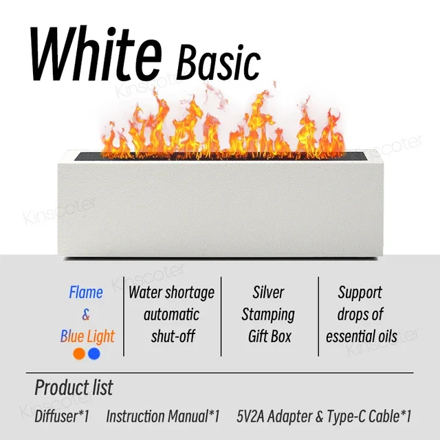 Flame Diffuser Air Humidifier Ultrasonic Cool Maker Fogger Essential Oil Flame Lamp Difusor
Flame Diffuser Air Humidifier Ultrasonic Cool Maker Fogger Essential Oil Flame Lamp Difusor