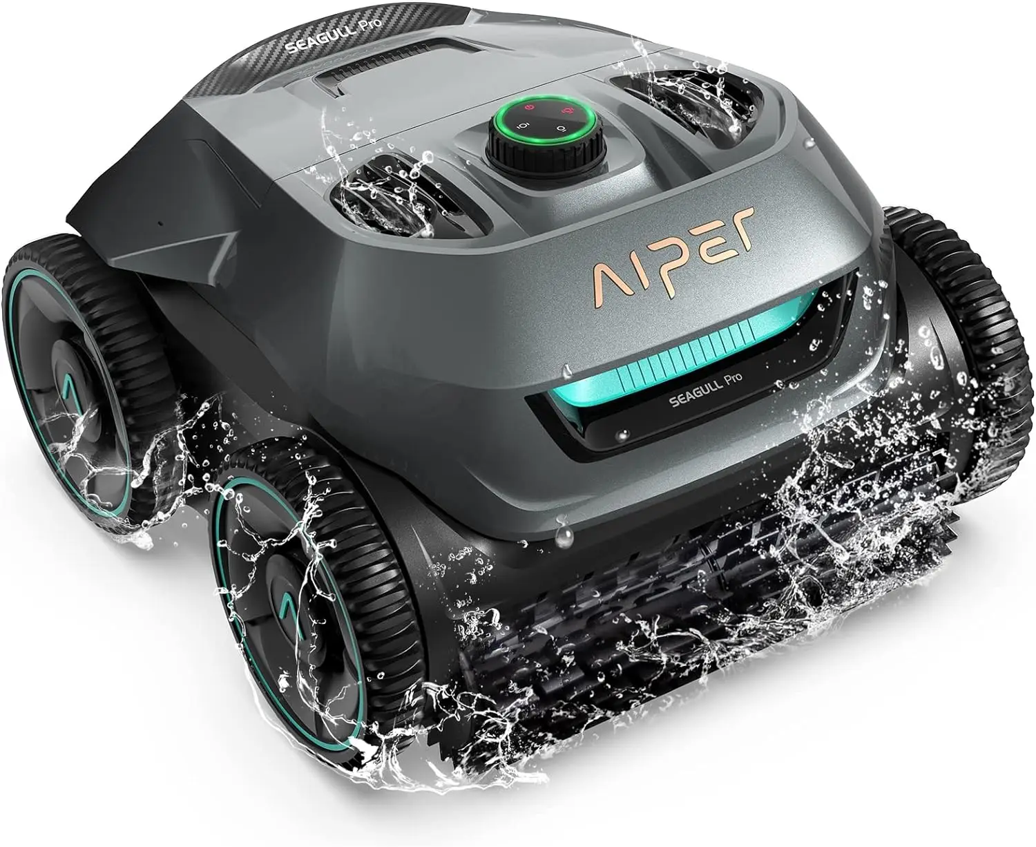 Robotic Pool Cleaner for Inground Pools, Wall Climbing Automatic Pool Robot Cleaner with Powerful Suction/Smart Navigation
Robotic Pool Cleaner for Inground Pools, Wall Climbing Automatic Pool Robot Cleaner with Powerful Suction/Smart Navigation