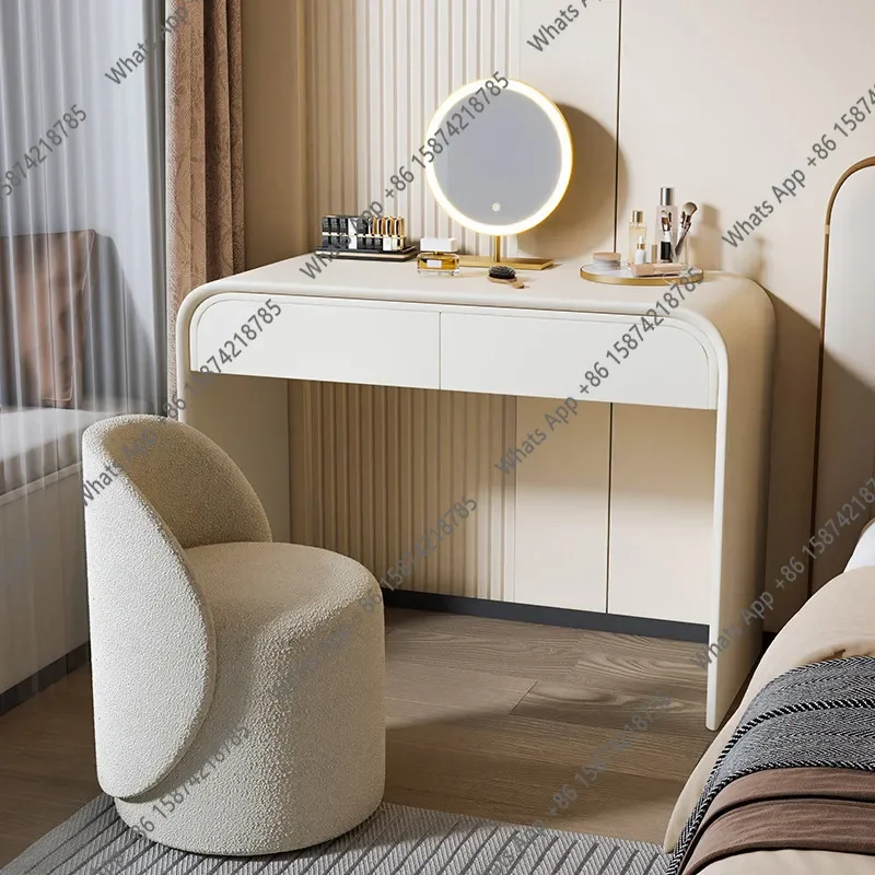 C64 Minimalist Cream Style Bedroom Dresser Simple Modern Solid Wood High-end Small Apartment Master Bedroom Makeup Table
C64 Minimalist Cream Style Bedroom Dresser Simple Modern Solid Wood High-end Small Apartment Master Bedroom Makeup Table