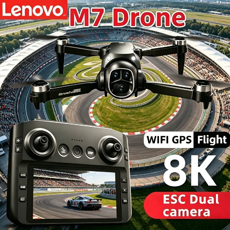 Lenovo M7 8K HD Dual Camera RC Drone Portable Remote Control Quadcopter Professional Aerial Photography Toys for Kids
Lenovo M7 8K HD Dual Camera RC Drone Portable Remote Control Quadcopter Professional Aerial Photography Toys for Kids