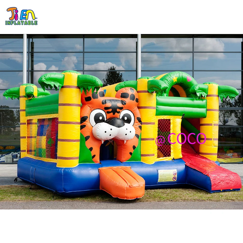 free by air to door,5x5x3mh animal theme inflatable bouncer slide combo for children,jumping bed bouncy castle with slide
free by air to door,5x5x3mh animal theme inflatable bouncer slide combo for children,jumping bed bouncy castle with slide