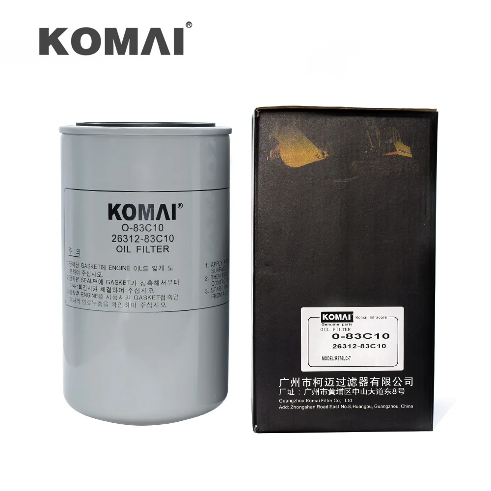 For 26312-83c10 C-2811 Excavator Hyundai R300-9 Oil Filter Xkbh-01965 P502444 2631283c10
For 26312-83c10 C-2811 Excavator Hyundai R300-9 Oil Filter Xkbh-01965 P502444 2631283c10