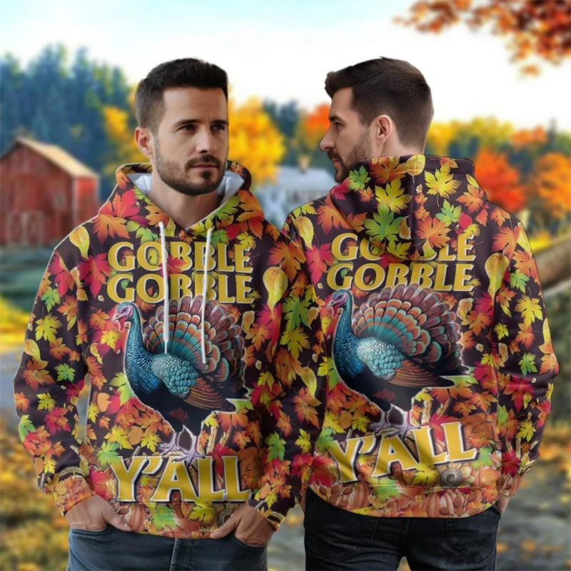 Vintage 3D Happy Thanksgiving Day Print Hoodies Drawstring Turkey Pumpkin Graphic Hooded Sweatshirts Funny Mens Clothing Hoodie
Vintage 3D Happy Thanksgiving Day Print Hoodies Drawstring Turkey Pumpkin Graphic Hooded Sweatshirts Funny Mens Clothing Hoodie