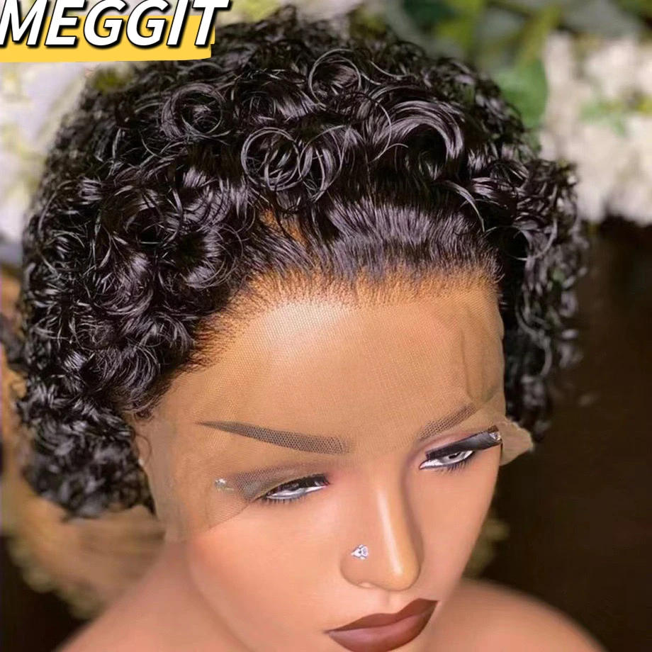 Meggit Short Curly Wig for Black Women13X1 Pixie Cut Curly Lace Frontal Explosive Wigs 150%密度 Brazilian Remy Human Hair Wig
Meggit Short Curly Wig for Black Women13X1 Pixie Cut Curly Lace Frontal Explosive Wigs 150%密度 Brazilian Remy Human Hair Wig