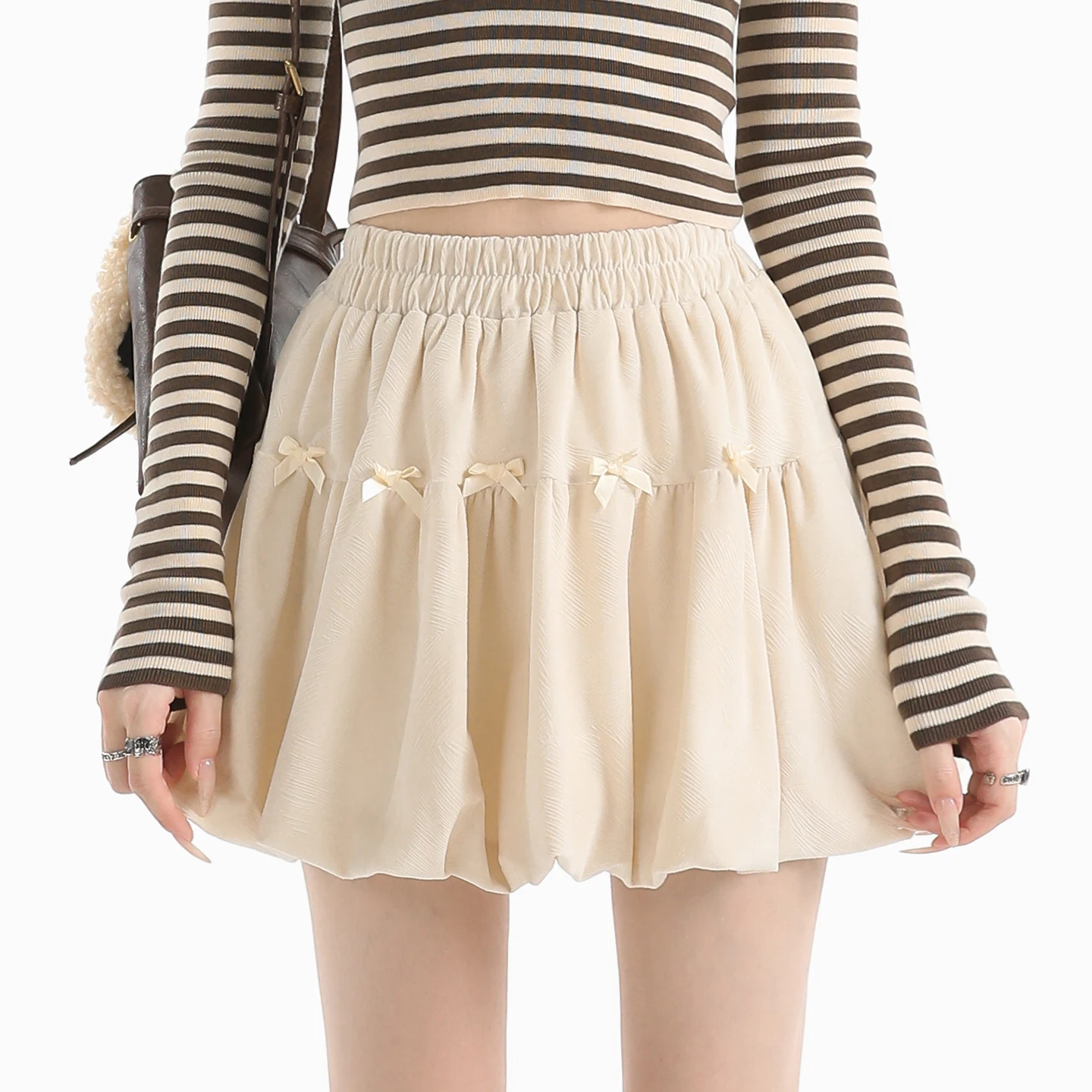 Женская бархатная абрикосовая юбка-тортик с милым бантом для пикантных девушек, пышная короткая юбка до половины тела в балетном стиле
Женская бархатная абрикосовая юбка-тортик с милым бантом для пикантных девушек, пышная короткая юбка до половины тела в балетном стиле