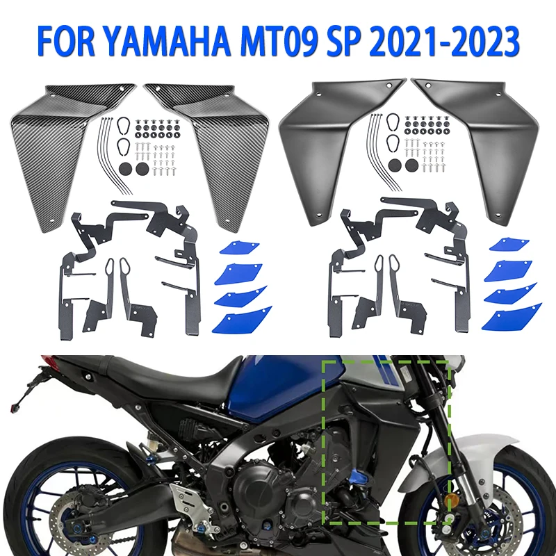 Motorcycle Accessories Sport Downforce Naked Side Spoilers Panel Wing Deflector For YAMAHA MT-09 MT09 MT 09 SP 2021-2023 2022
Motorcycle Accessories Sport Downforce Naked Side Spoilers Panel Wing Deflector For YAMAHA MT-09 MT09 MT 09 SP 2021-2023 2022