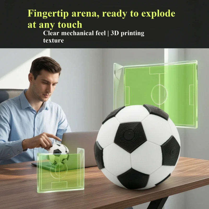 Individual Piece Casual Ball Game Theme Round Football Click Accessory Durable 3D Making Indoor Pastime Sport Enthusiast Gift
Individual Piece Casual Ball Game Theme Round Football Click Accessory Durable 3D Making Indoor Pastime Sport Enthusiast Gift